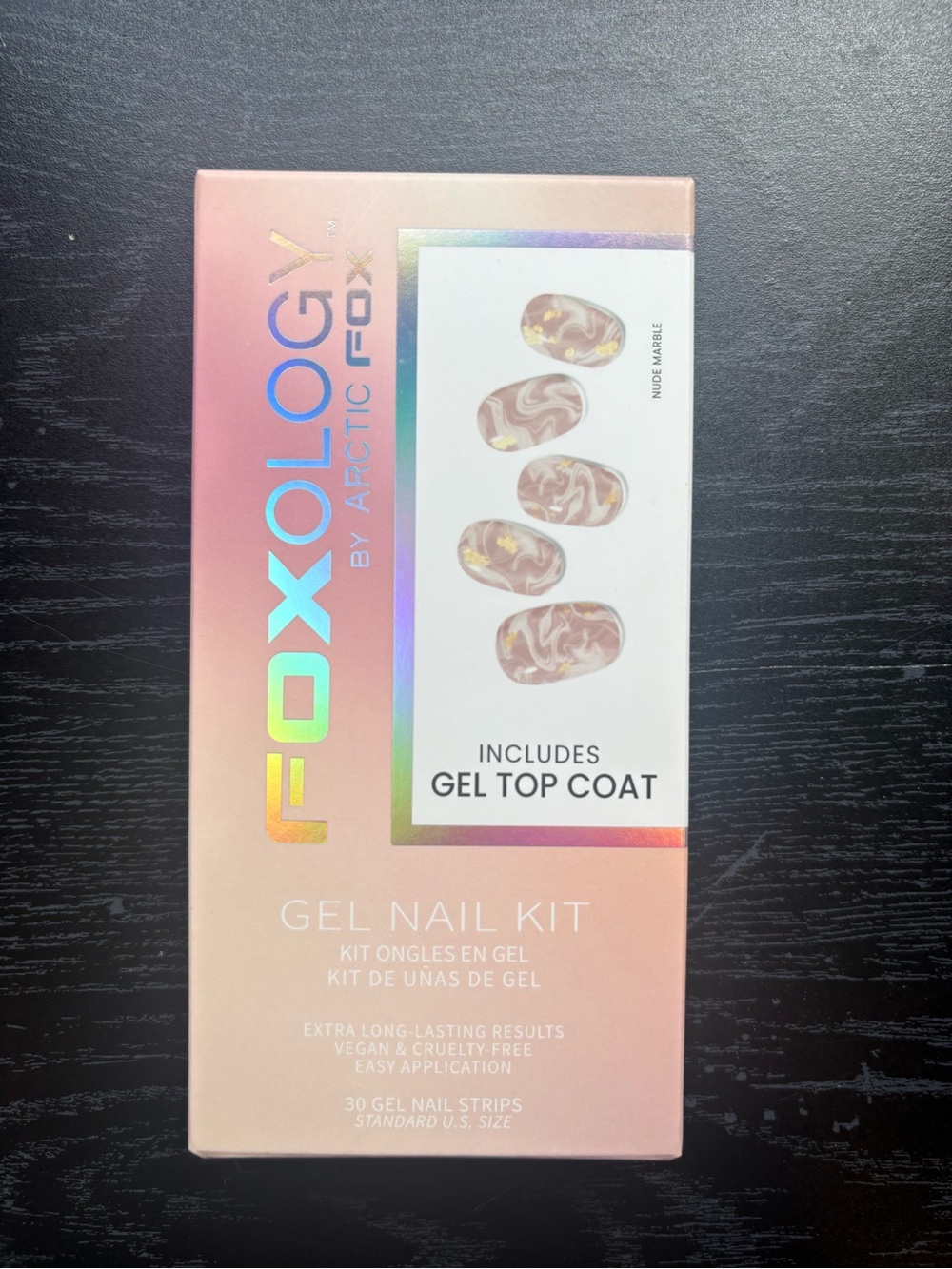 Foxology Gel Nail Kit by Arctic Fox— Nude Marble